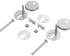 form&style Wand-WC Set SAMAR Tiefspüler ohne Spülrand weiß glänzend mit WC-Sitz und Turbo-Flush-Technologie