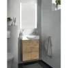 form&style Waschtischunterschrank FELINA BxHxT 52 x 60 cm x 24,3 cm Frontfarbe asteiche holzdekor 82276
