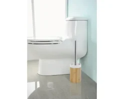 form&style WC-Bürstengarnitur Curetta Keramik mit Bambus