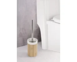 form&style WC-Bürstengarnitur Curetta Keramik mit Bambus