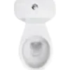 form&style WC-Kombination Set NEGOS Tiefspüler mit Spülrand Abgang senkrecht weiß glänzend mit WC-Sitz