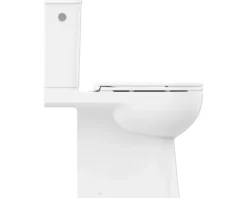 form&style WC-Kombination Set PALMYRA Tiefspüler offener Spülrand weiß glänzend mit WC-Sitz (Absenkautomatik, Quick-Release leicht abnehmbar) und Turbo-Flush-Technologie
