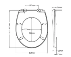 form&style WC-Sitz GUGUAN weiß