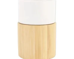 form&style Zahnputzbecher Curetta Keramik mit Bambus