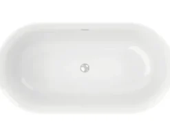 Freistehende Badewanne OTTOFOND Afinar 155 x 80 cm weiß 703964