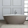 Freistehende beige Badewanne Mineralguss | Rachele