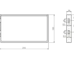 Frontschürze RAVAK 10° 160 R weiß CZ84100A00