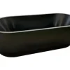 Frristehende Badewanne VitrA Cocoon 80 x 180 cm schwarz matt 65660001000