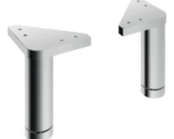 Fuß-Set Pelipal 2er-Set Höhe 10 cm chrom