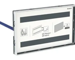 GEBERIT Abdeckplatte Omega flächenbündig mit Sichtrahmen zum Befliesen 115088001