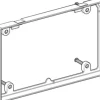 GEBERIT Ausgleichsrahmen Sigma60 silber glänzend 242.584.00.1