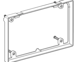 GEBERIT Ausgleichsrahmen Sigma60 silber glänzend 242.584.00.1