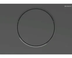GEBERIT Betätigungsplatte Sigma10 Platte schwarz matt / Taster schwarz matt 115.758.16.5