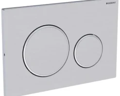 GEBERIT Betätigungsplatte Sigma 20 verschraubbar Platte edelstahl gebürstet / Taster edelstahl gebürstet 115.889.SN.1