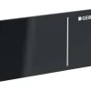 GEBERIT Betätigungsplatte für Fernbetätigung Typ 70 Glas schwarz glänzend 242.957.SJ.1
