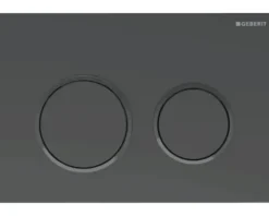 GEBERIT Betätigungsplatte Omega20 schwarz matt 115.085.16.1