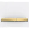 GEBERIT Betätigungsplatte Sigma 50 Platte weiß glänzend / Taster messing glänzend 115.672.11.2