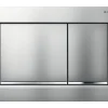GEBERIT Betätigungsplatte Omega 30 Platte chrom matt / Taster chrom matt / Dekorstreifen glänzend 115.080.JQ.1