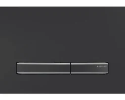 GEBERIT Betätigungsplatte Sigma50 Platte schwarzchrom gebürstet / Taster schwarzchrom gebürstet 115.671.QD.2