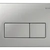 GEBERIT Betätigungsplatte Kappa 50 Platte chrom matt / Taster chrom matt 115.260.46.1