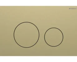 GEBERIT Betätigungsplatte Sigma40 messing gebürstet easy-to-clean-beschichtet 115.628.QF.1