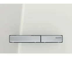 GEBERIT Betätigungsplatte Sigma 50 Platte sandgrau glänzend / Taster chrom matt 115.788.JL.2