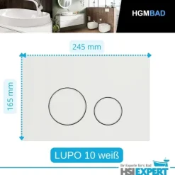 Geberit Duofix Vorwandelement Sigma 111300005 HGMBAD WC inkl. Zubehör Set