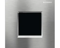 GEBERIT Urinalsteuerung Typ 30 mit elektronischer Spülauslösung Netzbetrieb chrom gebürstet 116.027.KX.1