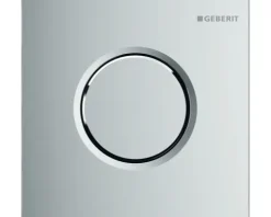 GEBERIT Urinalsteuerung Typ 01 pneumatisch Platte chrom hochglanz 116.011.21.5