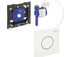 GEBERIT Urinalsteuerung Typ 01 pneumatisch Platte chrom hochglanz 116.011.21.5