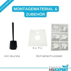 Geberit Vorwandelement Omega 98 cm Ference WC spülrandlos inkl. Zubehör Set