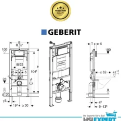 Geberit Vorwandelement Sigma 111300006 Betätigungsplatte weiß Komplettset