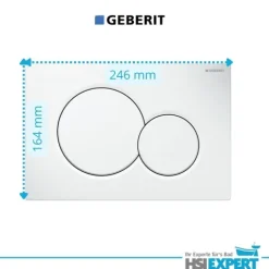 Geberit Vorwandelement Sigma 111300006 Betätigungsplatte weiß Komplettset