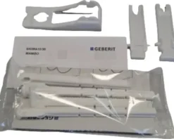 GEBERIT Befestigungsrahmen komplett mit Distanzbolzen und Drückerstangen 241.873.00.1 zu Samba + Twist + Bolero + Sigma01 + Sigma10 + Sigma20 + Sigma21 + Sigma30 + Sigma50