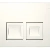 GEBERIT Betätigungsplatte Delta 35 Platte weiß glänzend / Taster weiß glänzend 115.135.11.5