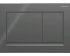 GEBERIT Betätigungsplatte Omega20 (ex Omega30) Platte schwarz glänzend/ Taster schwarz glänzend Dekorstreifen schwarz matt 115.080.DW.1