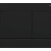 GEBERIT Betätigungsplatte Omega20 (ex Omega30) Square schwarz matt easy-to-clean-beschichtetDesignstreifen: schwarz 115.080.16.1