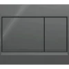 GEBERIT Betätigungsplatte Sigma20 (ex Sigma30) Platte schwarz glänzend / Taster schwarz glänzend / Dekorstreifen matt 115.883.DW.1