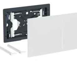 GEBERIT Betätigungsplatte Sigma70 Glas weiß glänzend 242.813.SI.1