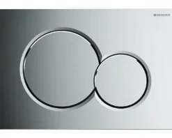 GEBERIT Betätigungsplatte Sigma 01 Platte chrom glänzend / Taster chrom glänzend 115.770.21.5