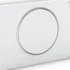 GEBERIT Betätigungsplatte Sigma 10 Platte weiß matt / Taster weiß matt edelstahl / Dekorringe 115.758.JT.5