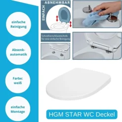 Geberit Duofix Spülkasten Sigma 111300005 WC Villeroy Boch spülrandlos inkl. Zubehör Set