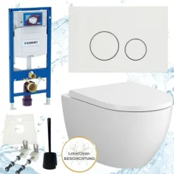 Geberit Duofix Vorwandelement Sigma 111300005 HGMBAD WC Bartolo spülrandlos inkl. Zubehör Set