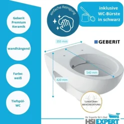 Geberit Duofix Vorwandelement Sigma 111300005 WC Renova Nr. 1 spülrandlos Komplettset