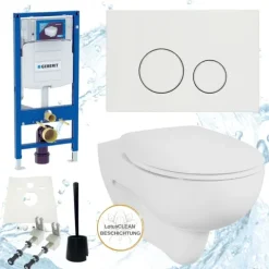 Geberit Duofix Vorwandelement Sigma 111300005 WC Renova Nr. 1 spülrandlos Komplettset