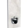 GEBERIT Monolith Plus Sanitärmodul für WC 101 cm Betonoptik Seitenverkleidung Aluminium mit Geruchsabsaugung und Orientierungslicht 131.222.JV.5