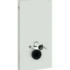 GEBERIT Monolith Sanitärmodul für Wand-WC 101 cm mit Anschlussstutzen, Wasseranschluss seitlich 131.022.SI.5 weiß