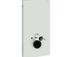 GEBERIT Monolith Sanitärmodul für Wand-WC 101 cm mit Anschlussstutzen, Wasseranschluss seitlich 131.022.SI.5 weiß