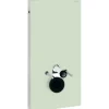 GEBERIT Monolith Sanitärmodul für Wand-WC 101 cm mit Anschlussstutzen, Wasseranschluss seitlich 131.022.SL.5 mint