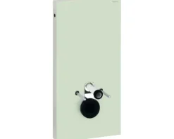 GEBERIT Monolith Sanitärmodul für Wand-WC 101 cm mit Anschlussstutzen, Wasseranschluss seitlich 131.022.SL.5 mint